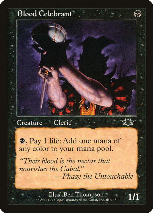 Blood Celebrant [Legions] [Foil]