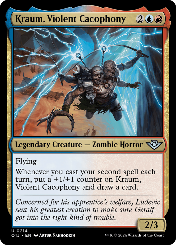 Kraum, Violent Cacophony [Outlaws of Thunder Junction] [Foil]