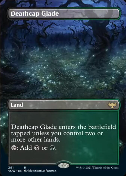 Deathcap Glade (Borderless Alternate Art) [Innistrad: Crimson Vow] [Foil]