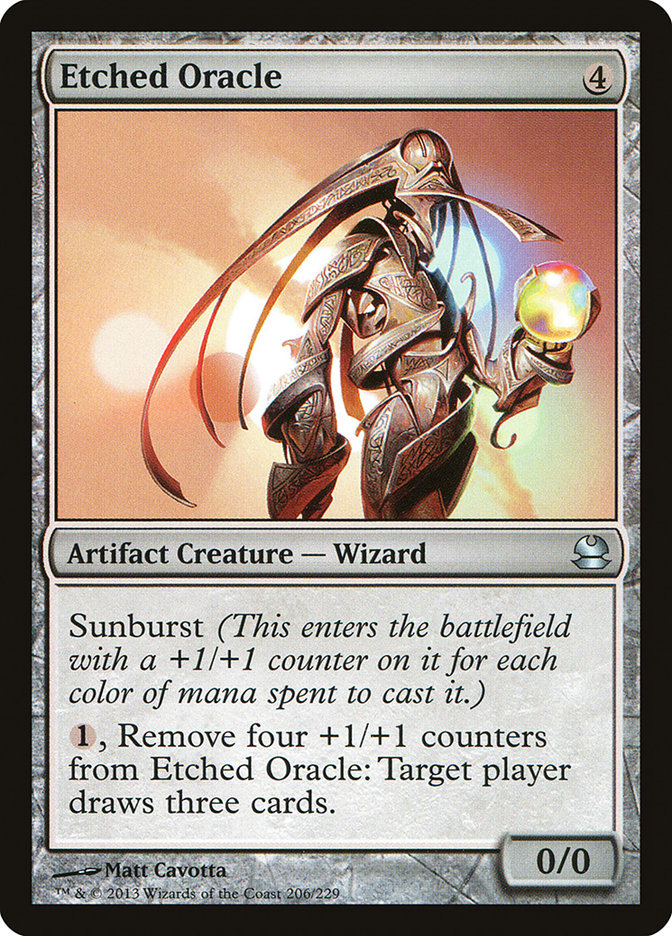 Etched Oracle [Modern Masters] [Foil]
