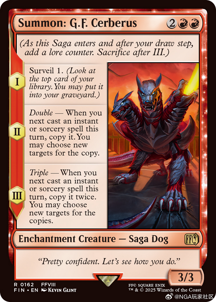Summon: G.F. Cerberus [FINAL FANTASY] [Foil]