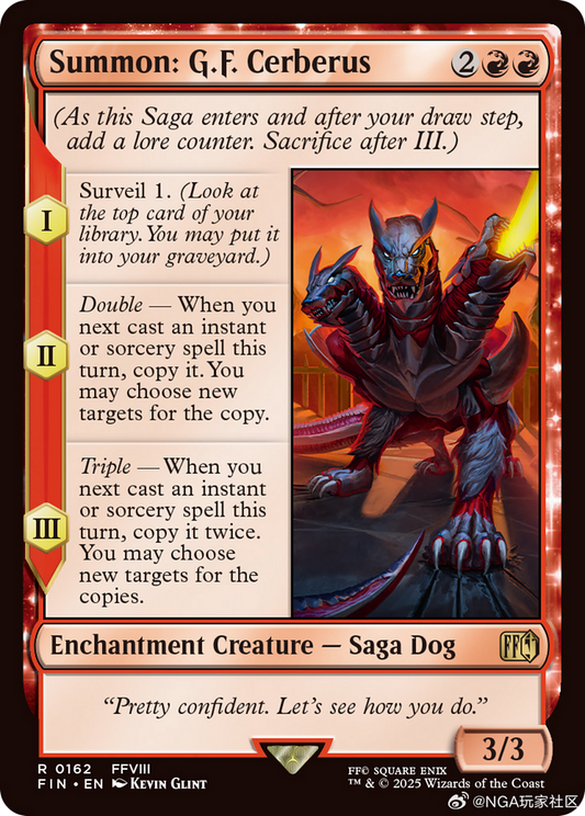 Summon: G.F. Cerberus [FINAL FANTASY] [Foil]