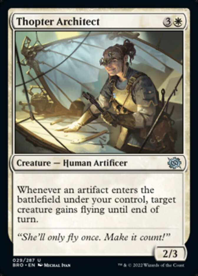 Thopter Architect [The Brothers' War] [Foil]