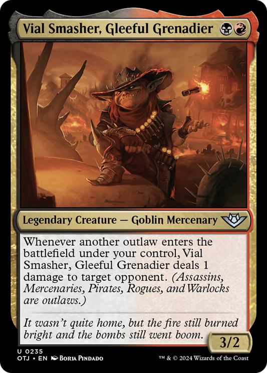 Vial Smasher, Gleeful Grenadier [Outlaws of Thunder Junction] [Foil]
