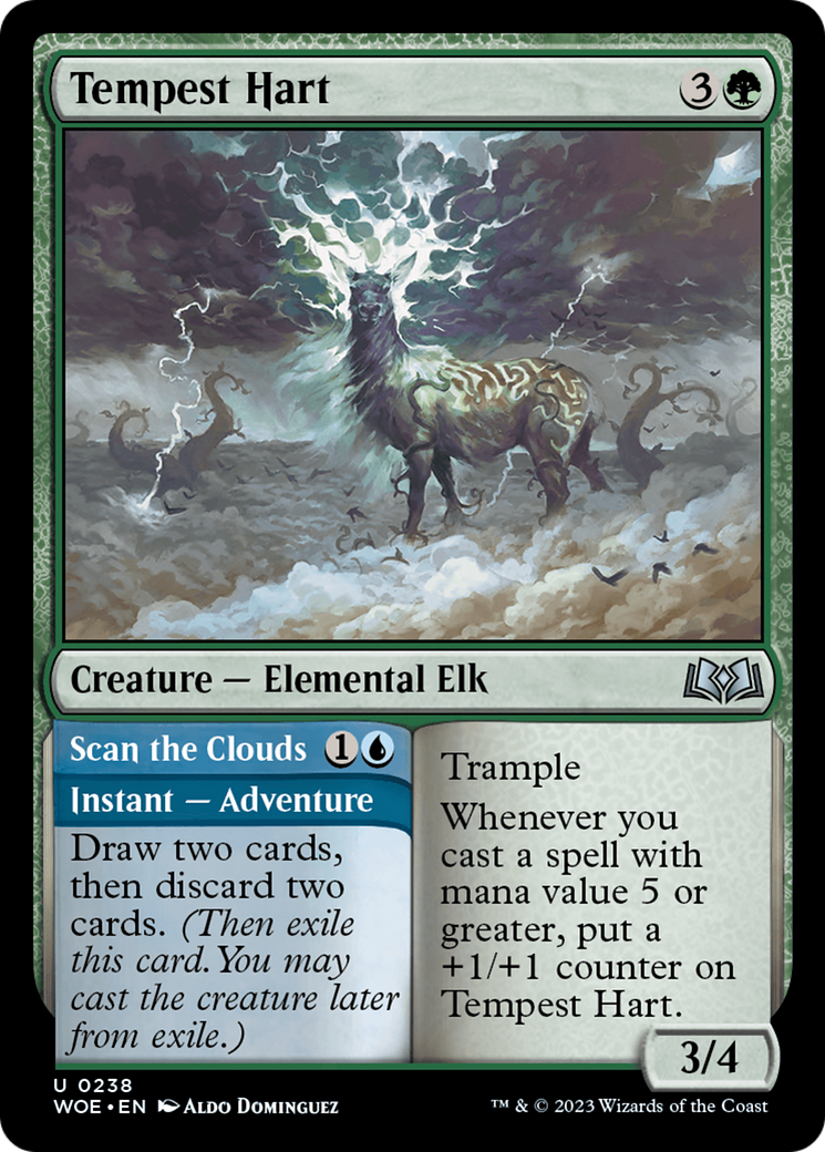 Tempest Hart // Scan the Clouds [Wilds of Eldraine] [Foil]