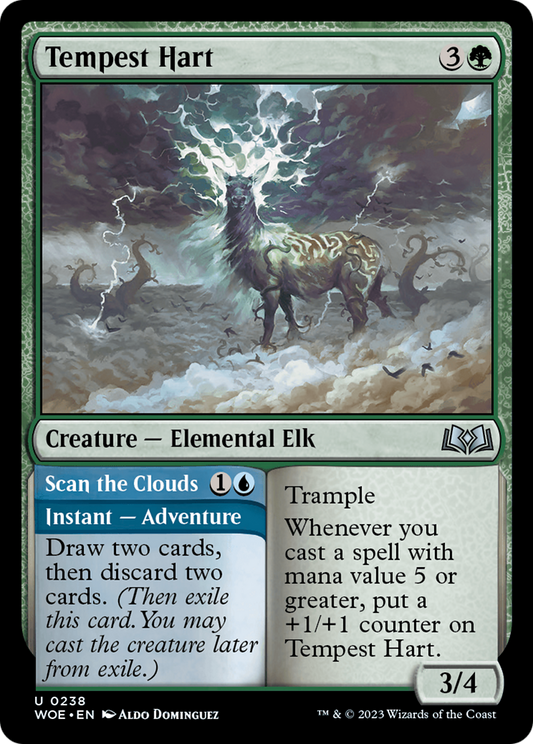 Tempest Hart // Scan the Clouds [Wilds of Eldraine] [Foil]