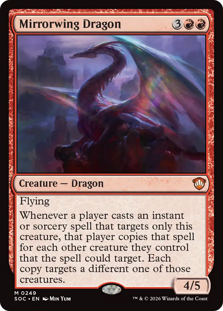 Mirrorwing Dragon [Secrets of Strixhaven Commander] [Foil]