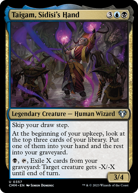 Taigam, Sidisi's Hand [Commander Masters] [Foil]