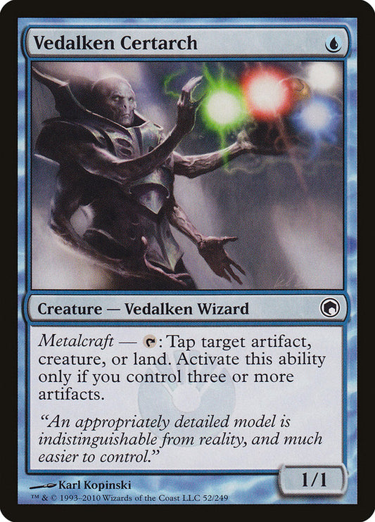 Vedalken Certarch [Scars of Mirrodin] [Foil]