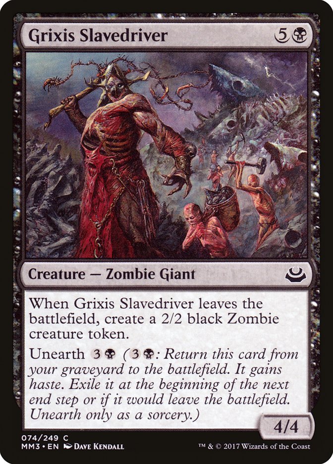Grixis Slavedriver [Modern Masters 2017] [Foil]