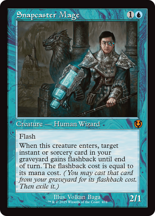 Snapcaster Mage (Retro Frame) [Innistrad Remastered] [Foil]