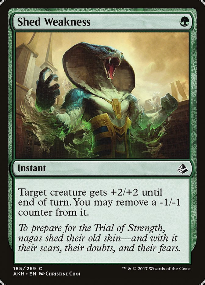 Shed Weakness [Amonkhet] [Foil]