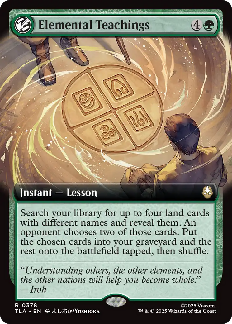 Elemental Teachings (Extended Art) [Avatar: The Last Airbender] [Foil]