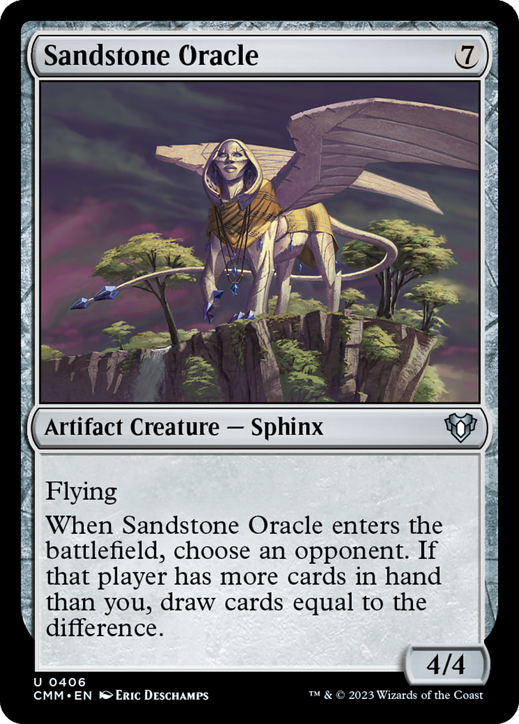 Sandstone Oracle [Commander Masters] [Foil]