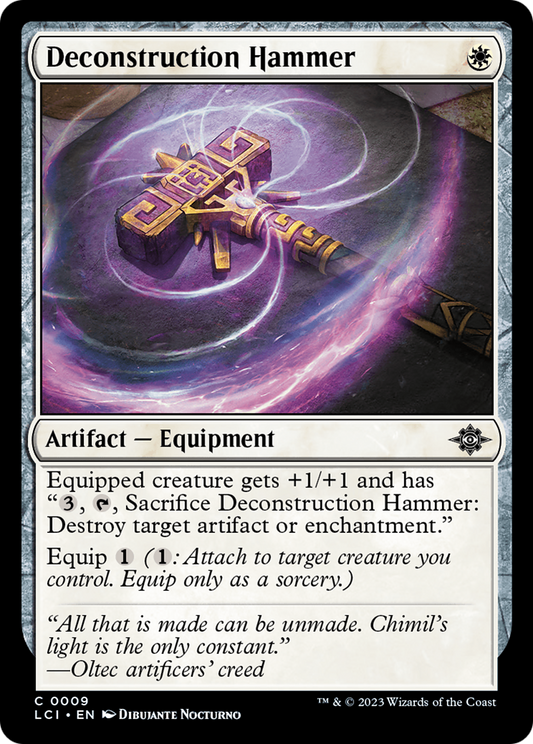 Deconstruction Hammer [The Lost Caverns of Ixalan] [Foil]