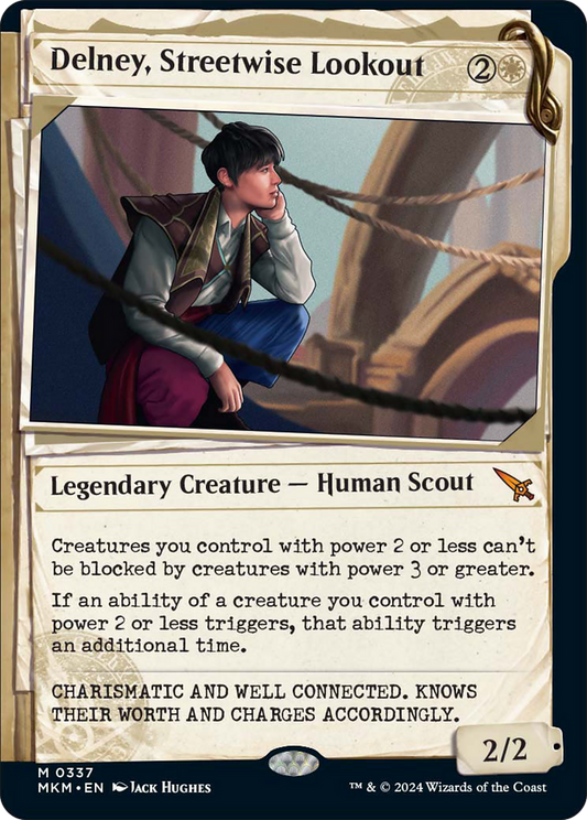 Delney, Streetwise Lookout (Showcase) [Murders at Karlov Manor] [Foil]