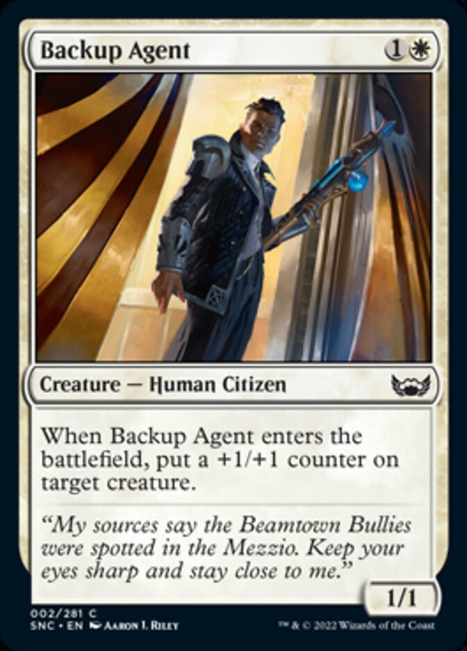 Backup Agent [Streets of New Capenna] [Foil]