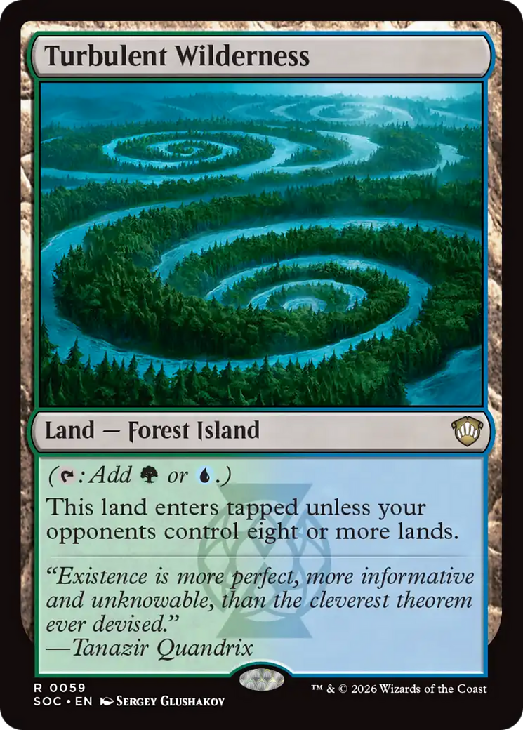 Turbulent Wilderness [Secrets of Strixhaven Commander] [Foil]