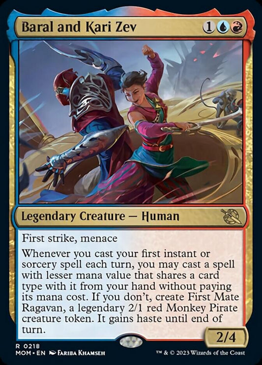 Baral and Kari Zev [March of the Machine] [Foil]