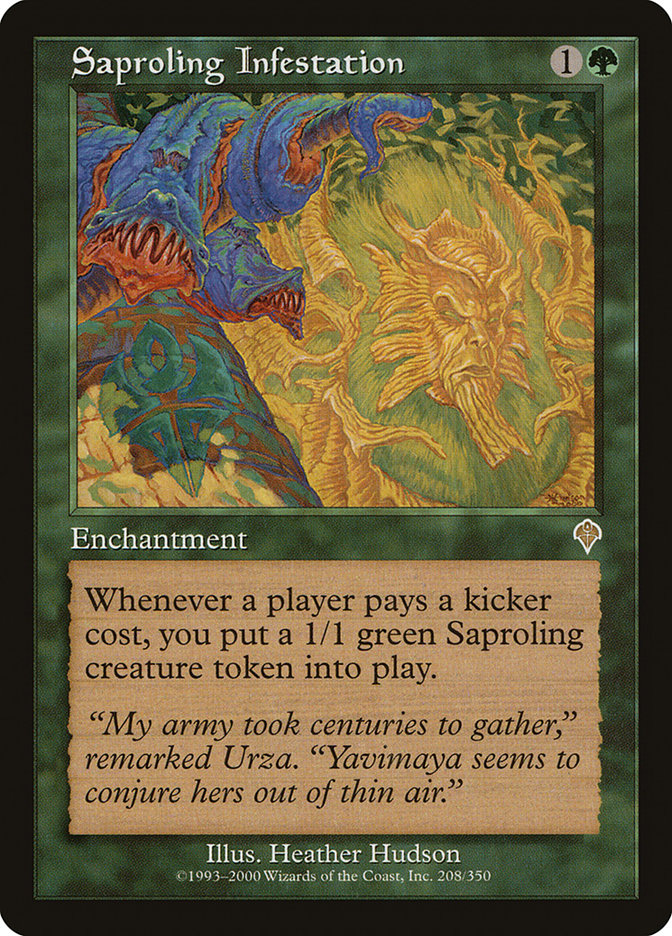 Saproling Infestation [Invasion] [Foil]