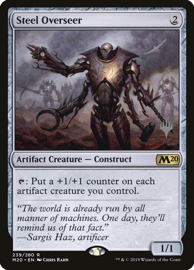 Steel Overseer (Promo Pack) [Core Set 2020 Promos] [Foil]