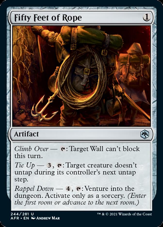 Fifty Feet of Rope [Dungeons & Dragons: Adventures in the Forgotten Realms] [Foil]