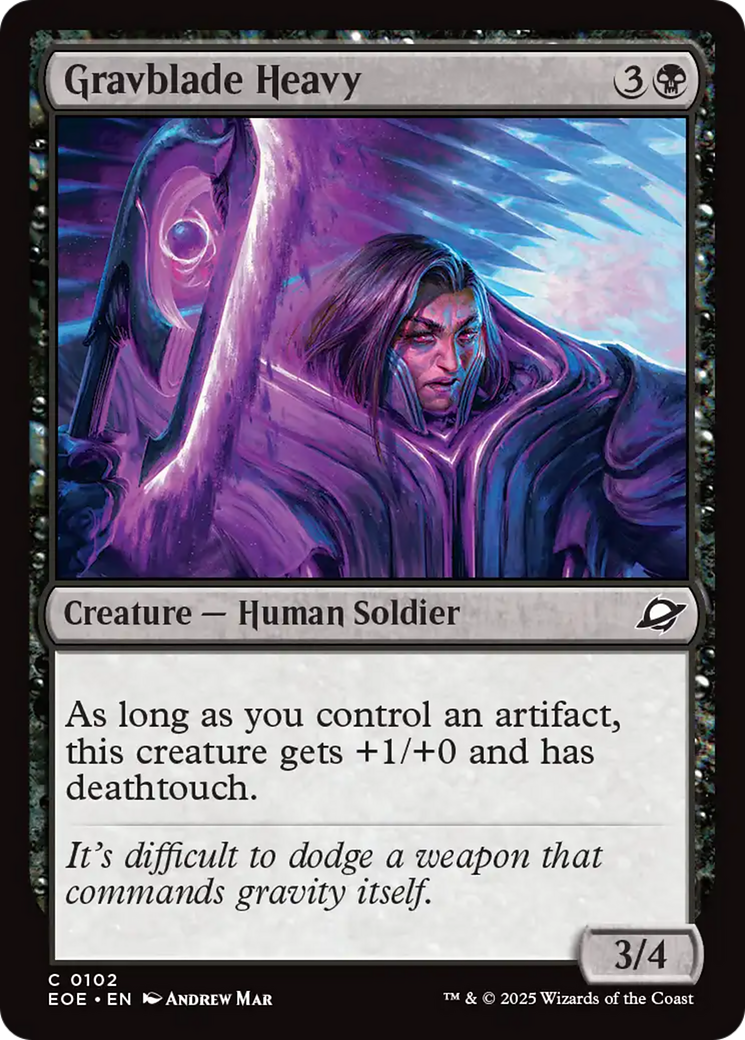 Gravblade Heavy [Edge of Eternities] [Foil]