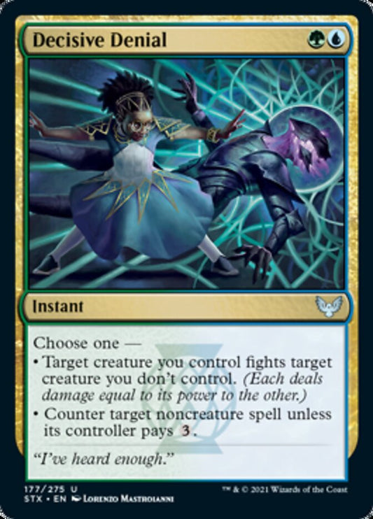 Decisive Denial [Strixhaven: School of Mages] [Foil]