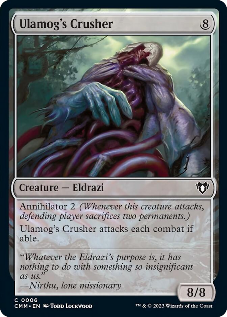 Ulamog's Crusher [Commander Masters] [Foil]
