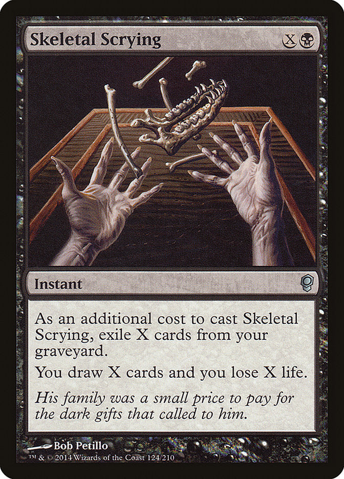 Skeletal Scrying [Conspiracy] [Foil]