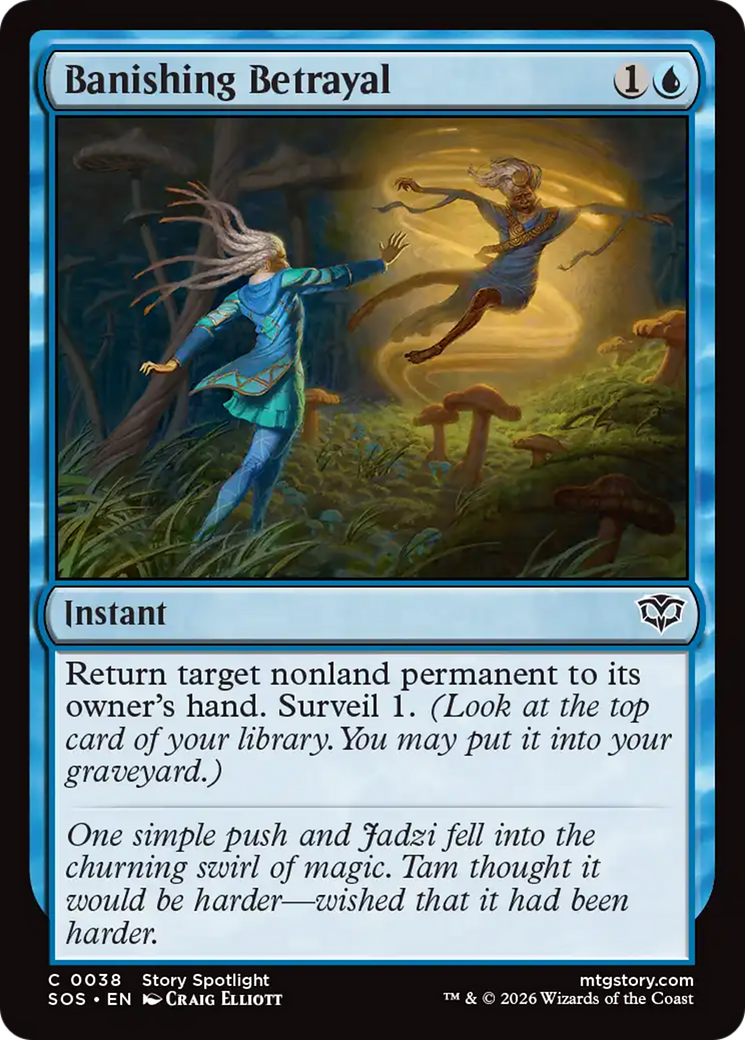 Banishing Betrayal [Secrets of Strixhaven] [Foil]