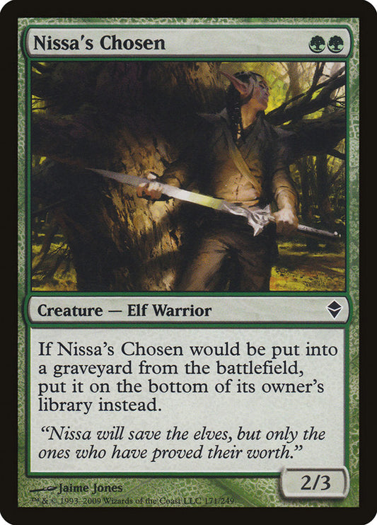Nissa's Chosen [Zendikar] [Foil]