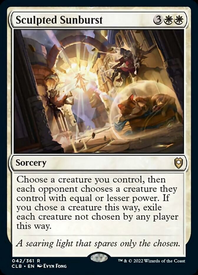 Sculpted Sunburst [Commander Legends: Battle for Baldur's Gate] [Foil]