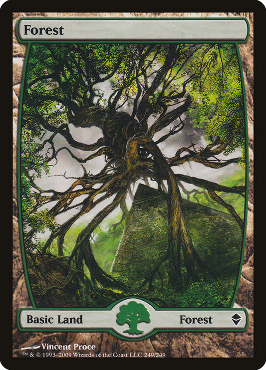 Forest (249) [Zendikar] [Foil]