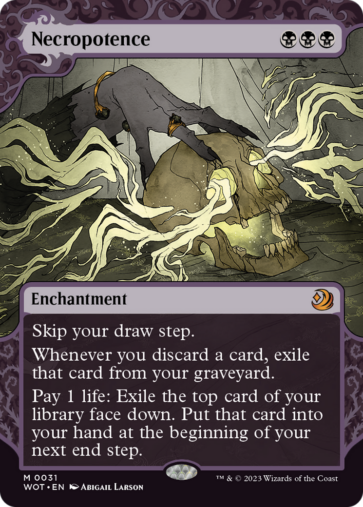 Necropotence [Wilds of Eldraine: Enchanting Tales] [Foil]