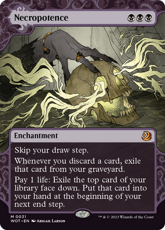 Necropotence [Wilds of Eldraine: Enchanting Tales] [Foil]
