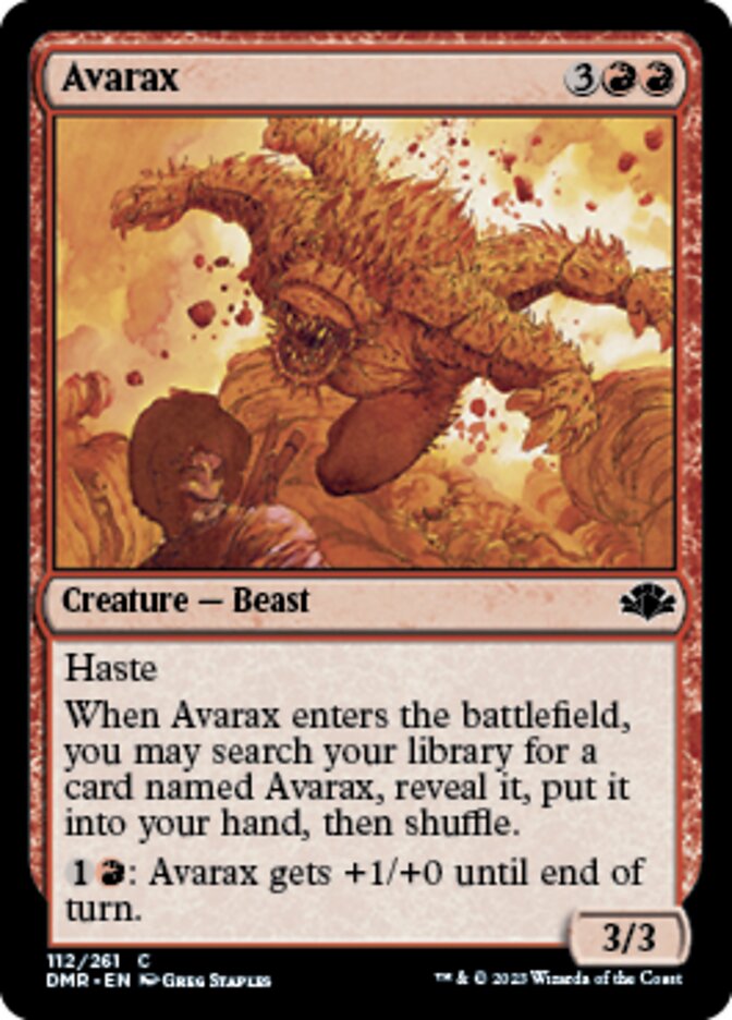 Avarax [Dominaria Remastered] [Foil]