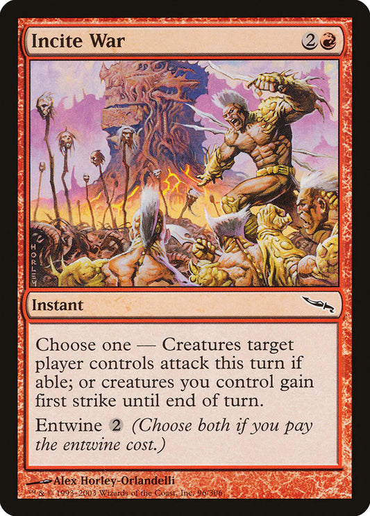 Incite War [Mirrodin] [Foil]