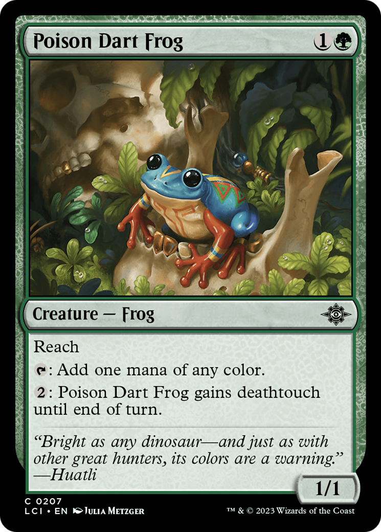 Poison Dart Frog [The Lost Caverns of Ixalan] [Foil]