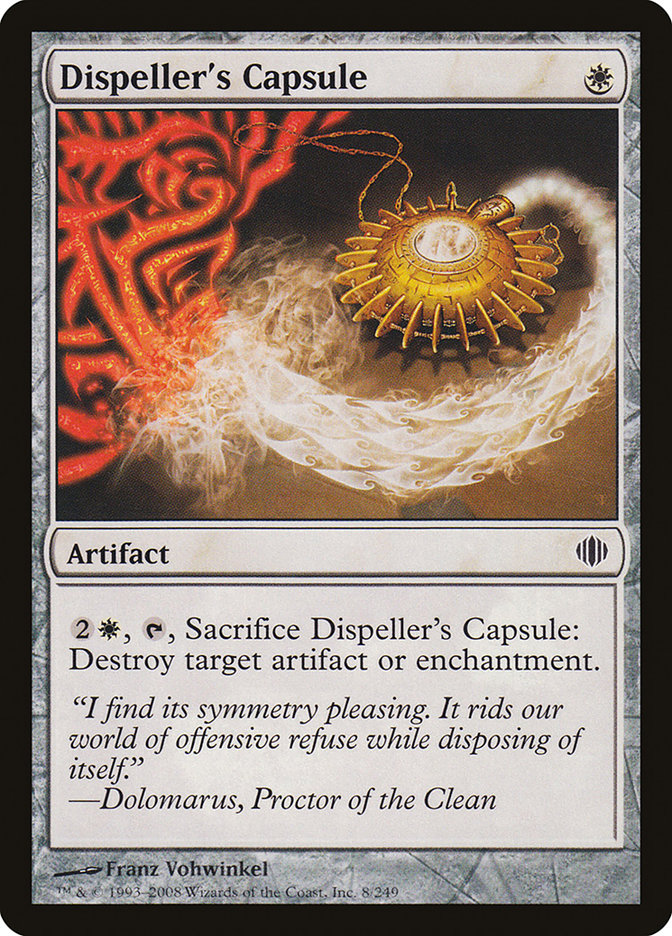 Dispeller's Capsule [Shards of Alara] [Foil]