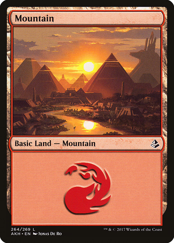 Mountain (264) [Amonkhet] [Foil]