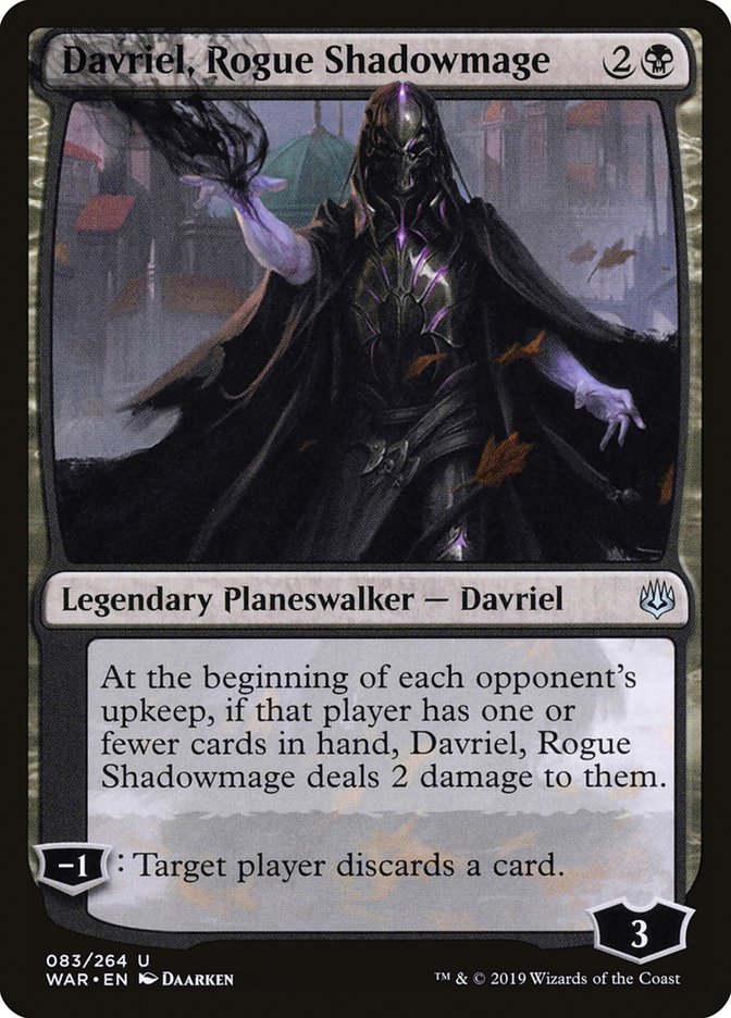 Davriel, Rogue Shadowmage [War of the Spark] [Foil]