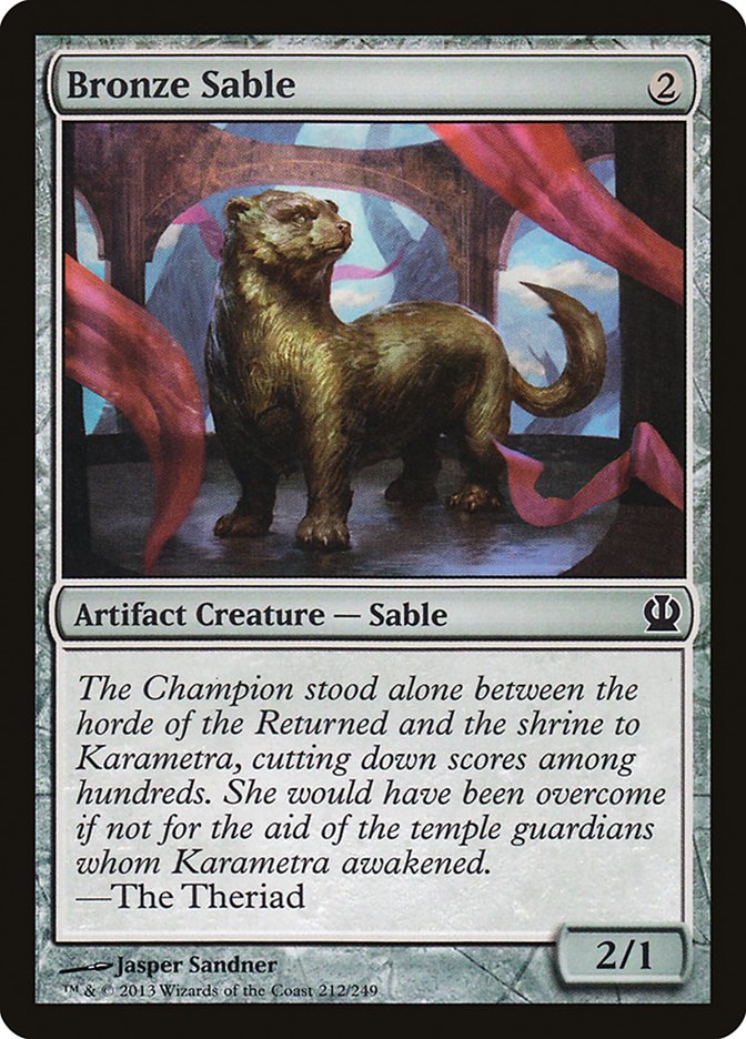 Bronze Sable [Theros] [Foil]