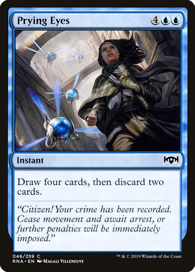 Prying Eyes [Ravnica Allegiance] [Foil]
