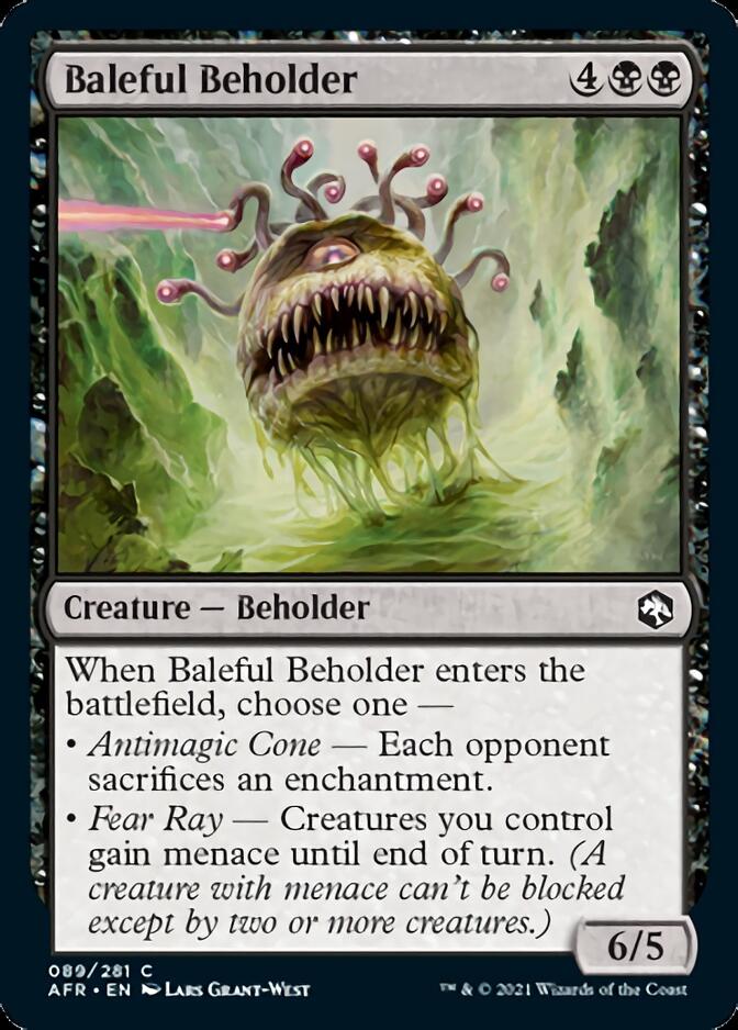 Baleful Beholder [Dungeons & Dragons: Adventures in the Forgotten Realms] [Foil]