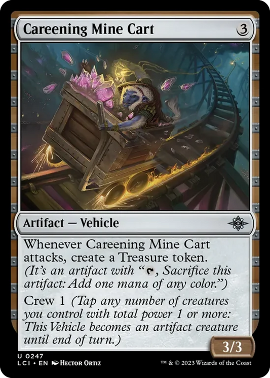 Careening Mine Cart [The Lost Caverns of Ixalan] [Foil]