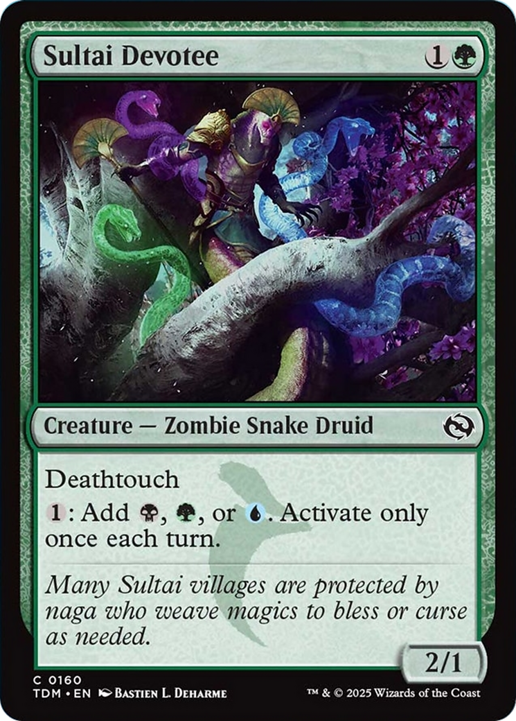 Sultai Devotee [Tarkir: Dragonstorm] [Foil]