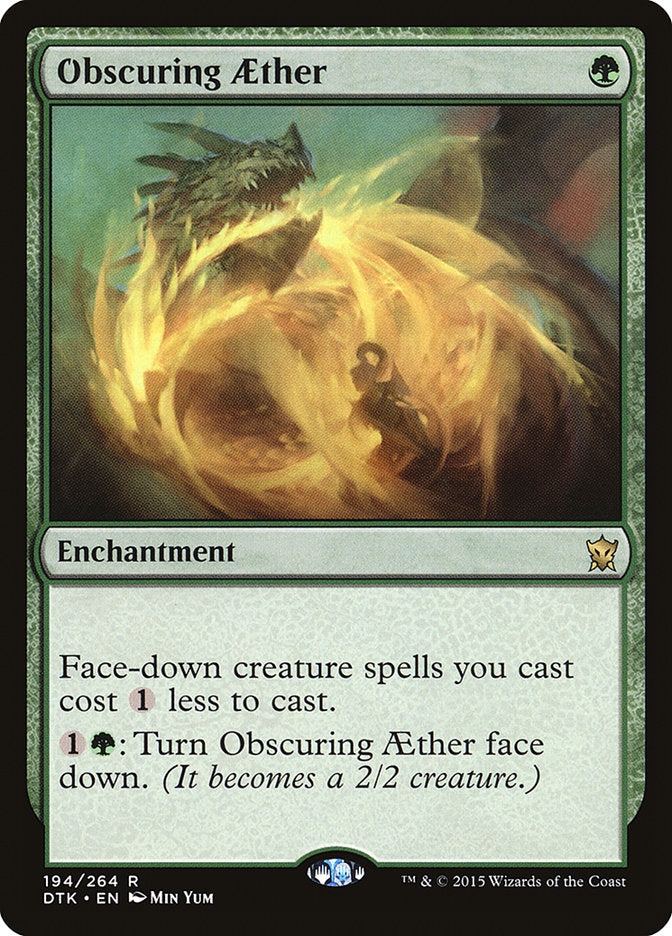 Obscuring Aether [Dragons of Tarkir] [Foil]
