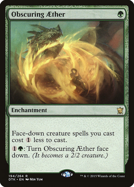 Obscuring Aether [Dragons of Tarkir] [Foil]