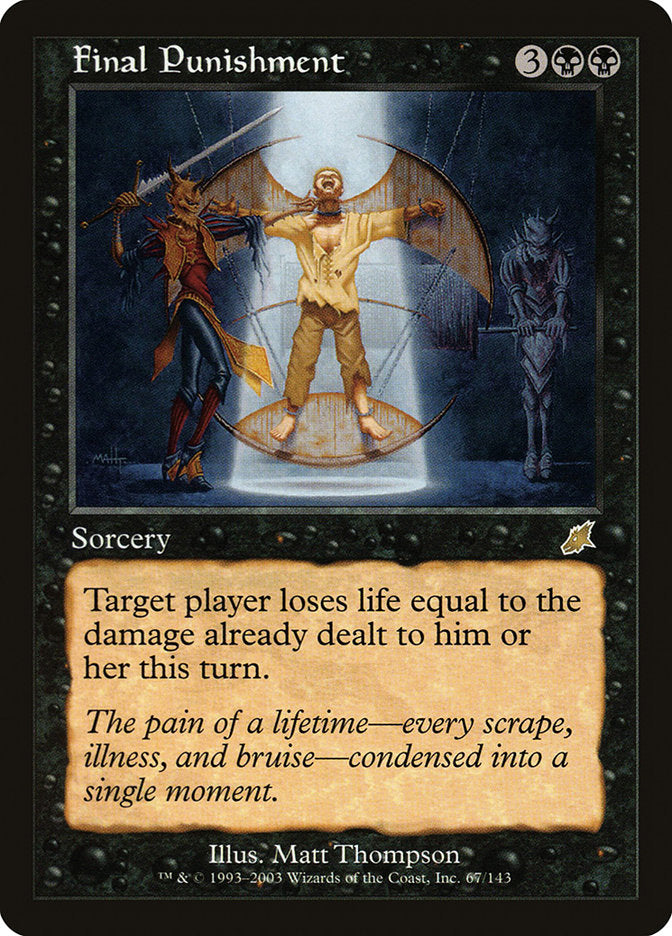 Final Punishment [Scourge] [Foil]